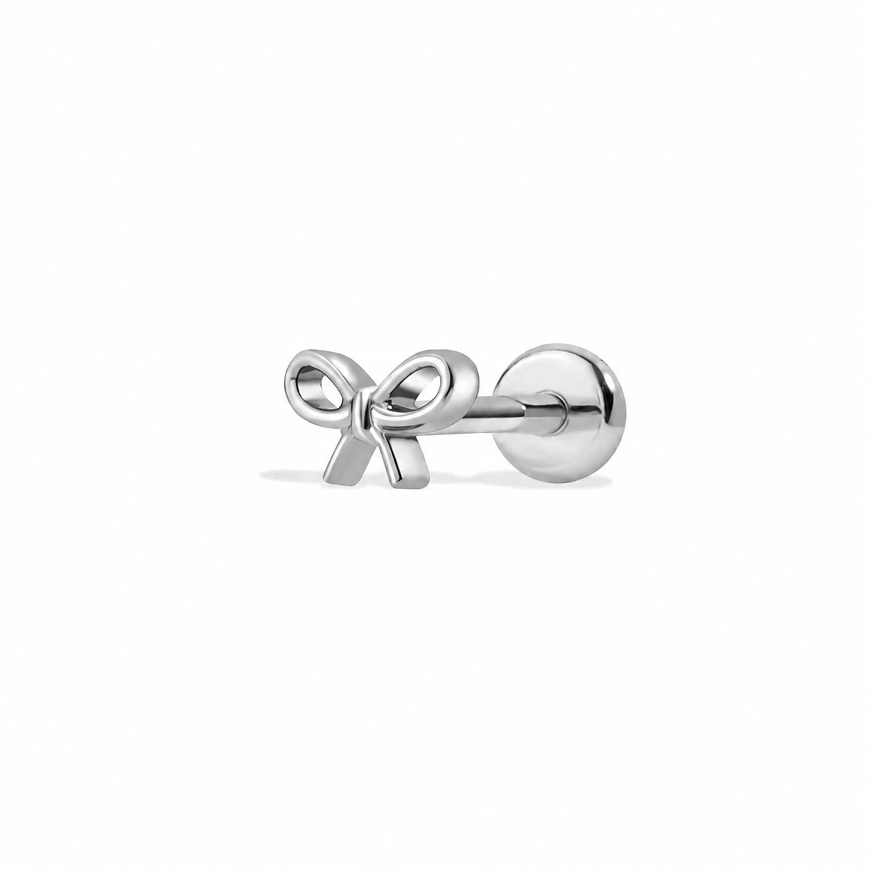 Boucles d'Oreilles Noeud à dos plat