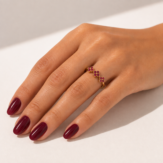 Bague Trina – mise en scène