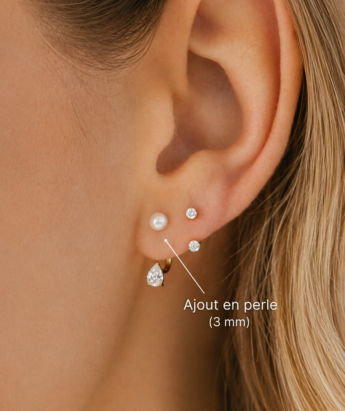 Boucles d'Oreilles Arc Goutte