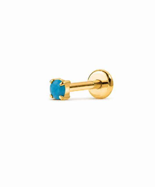 Boucles d'Oreilles Mini Turquoise