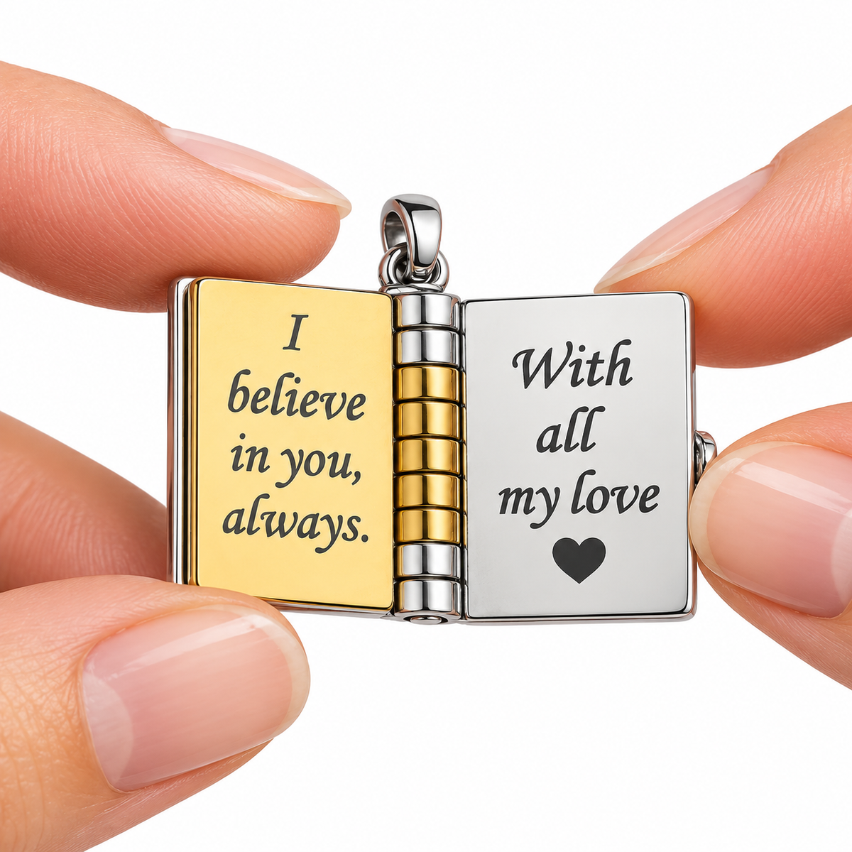 Collier My Champion ouvert : I believe in you, always, with all my love